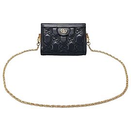 Gucci Mini bolsa tiracolo de corrente em matelassé bordado