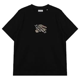 Burberry Check Baumwoll-T-Shirt