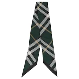 Skinny Seidenschal mit Karomuster - Burberry