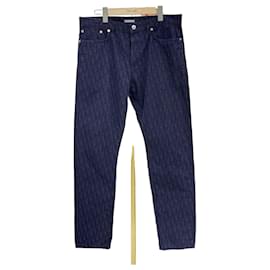 Pantaloni in cotone Oblique Navy - Dior