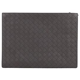 Bottega Veneta Clutch Portfolio Grey Large