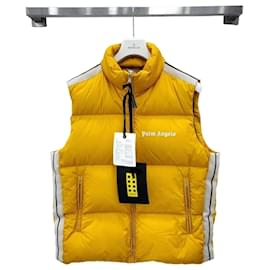 Moncler Genius Palm Angels Roadman Down Vest Yellow