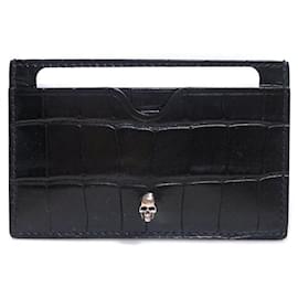 Kartenetui Skull Crocodile DZTFY - Alexander Mcqueen