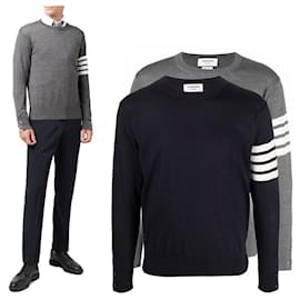 Argyle-Strickpullover aus Merinowolle - Thom Browne