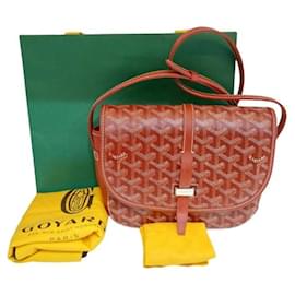 Bolso Bandolera Belvedere PM Rojo Goyard Canvas PVC