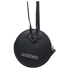 Jacquemus Mini bolsa transversal redonda com logotipo metálico