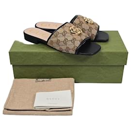 Canvas Slide Sandalen - Gucci