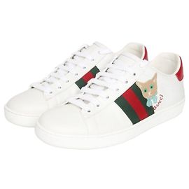 Gucci Ace Cat Bestickte Sneaker