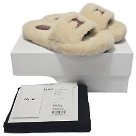 Céline Sandali Triomphe in shearling