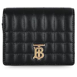 Burberry Pequeña cartera Lola de piel acolchada para mujer (Negro)