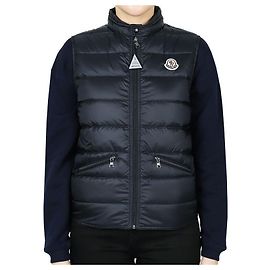 Leichte Daunenweste Moncler Kids Gui (Navy)