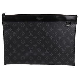 Louis Vuitton Pochette Discovery Black Clutch Bag