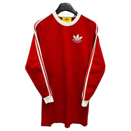 Vestido de jersey de algodón Gucci Adidas