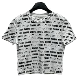 Bedrucktes Baumwoll-T-Shirt - Miu Miu