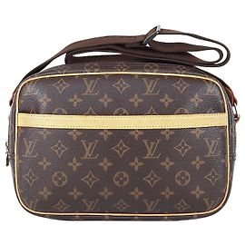 Louis Vuitton Borsa a tracolla Reporter PM in tela Monogram