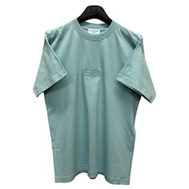 Balenciaga T-Shirt mit BB-Logo-Stickerei
