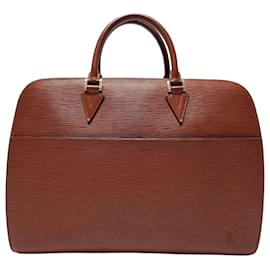 Louis Vuitton Cartella Documenti Epi Sorbonne Unisex (Doppio Scompartimento, Modello Raro)