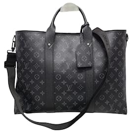 Louis Vuitton Borsa Weekend Eclipse Monogram Crossbody Nera
