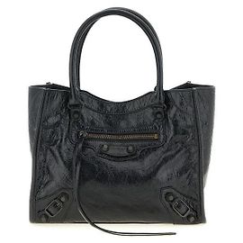 Balenciaga Le City Mini Tote Bag mit Messingakzenten