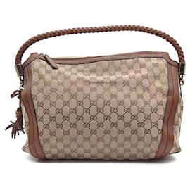 Bolso de hombro con borlas de bambú - Gucci