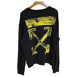 Sudadera de acrílico negro con motivo de flecha - Off White