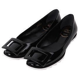 Roger Vivier Lackleder-Ballerinas mit Ösen
