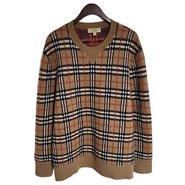 Burberry Punto de cachemira para hombre Check