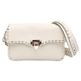 Valentino Bolsa de ombro e bolsa transversal com fecho dourado