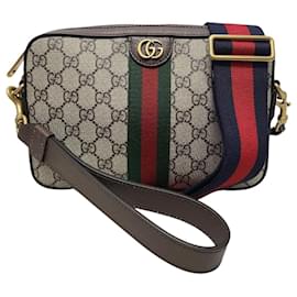Gucci Borsa a tracolla GG Supreme Ophidia beige