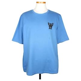 T-Shirt mit Robot-Aufnäher und kurzen Ärmeln - Hermès