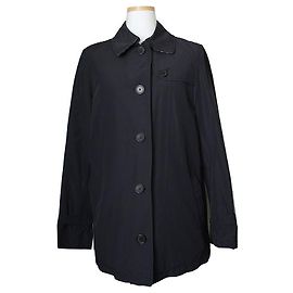 Burberry Veste à boutons noirs avec gilet intérieur