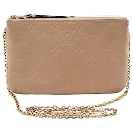Borsa Crossbody Pochette Double Zip Chain Monogram Empreinte - Louis Vuitton