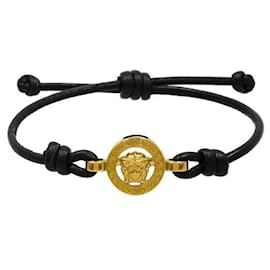 Medusa geflochtenes Lederarmband - Versace