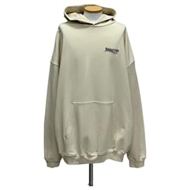 Balenciaga Oversized-Kapuzenpullover mit besticktem politischem Kampagnenlogo