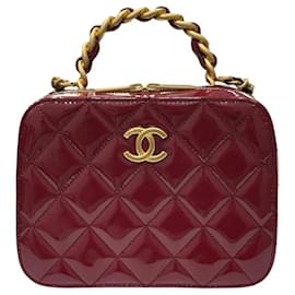 Chanel Top de alça Cosmetic Patent Interior Chip Version