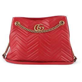Gucci Bolsa GG Marmont Matelassé com Corrente