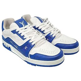 Louis Vuitton Sneakers Trainer Monogram LV blu