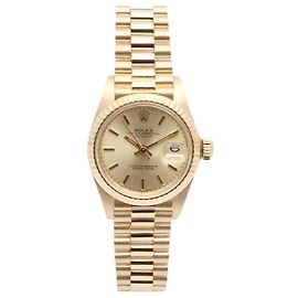 Rolex Vintage Datejust Damenuhr aus Gold Gold Original