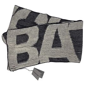 Balenciaga Sciarpa in lana con logo stampato