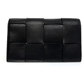 Bottega Veneta Portafoglio Lungo Nero