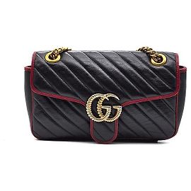 Gucci Bolsa de Ombro Marmont Matelassé