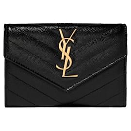 Monogramm Envelope Kartenhalter - Saint Laurent