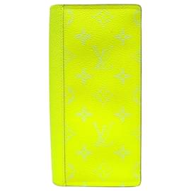 Louis Vuitton Lime Monogram Brazza Wallet