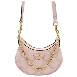 Gucci Mini borsa a catena trapuntata GG Light Pink GG