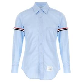 Klassisches Hemd aus Baumwollpopeline mit Armbinde - Thom Browne