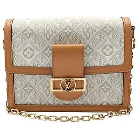 Louis Vuitton Borsa a tracolla e crossbody Dauphine MM in jacquard monogram