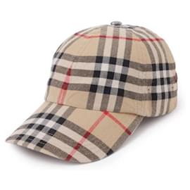 Checkered Cotton Baseball Cap - Burberry