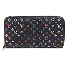 Louis Vuitton Monogram Black Multi Reißverschluss-Portemonnaie