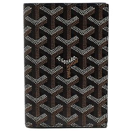 Cartera para pasaporte Goyard Grinell negra