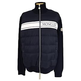 Moncler Padded Knit Zip-Up